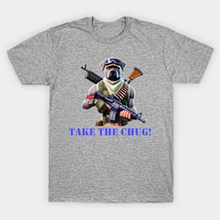 Fortnite inspired male dog warrior T-Shirt